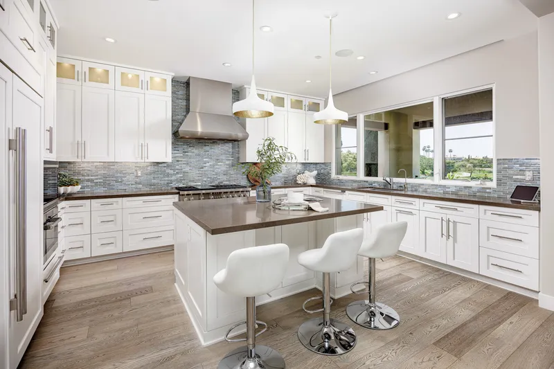 Kitchen island with seating — Monarch Beach South, Dana Point real estate photography