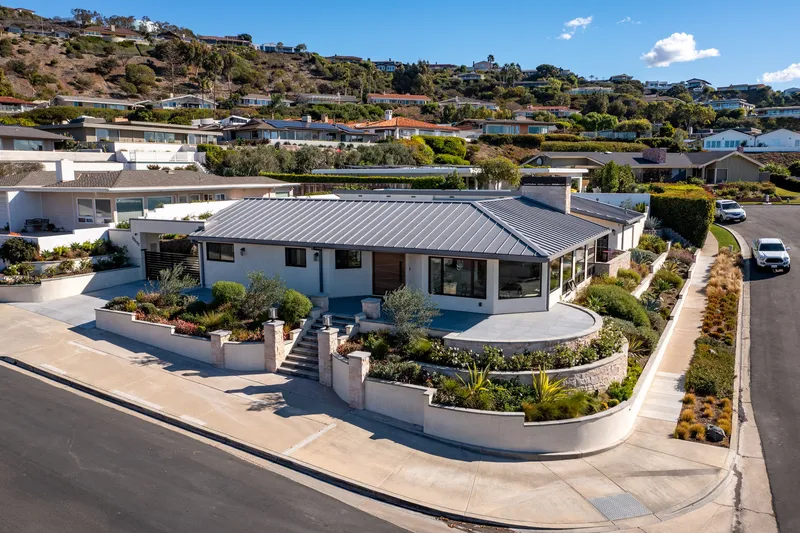 Aerial view at sunset — Sunset Photography, Dana Point real estate photography