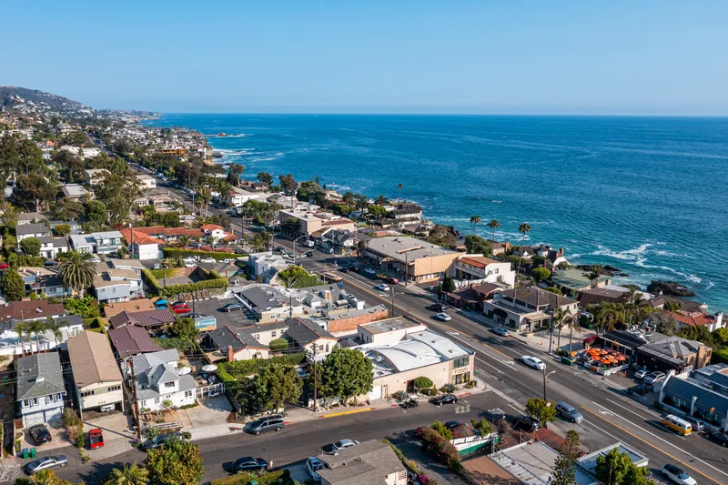 Aerial view — Bungalow, Laguna Beach real estate photography