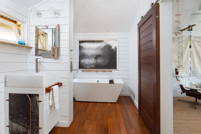 Primary bathroom — Bungalow, Laguna Beach real estate photography