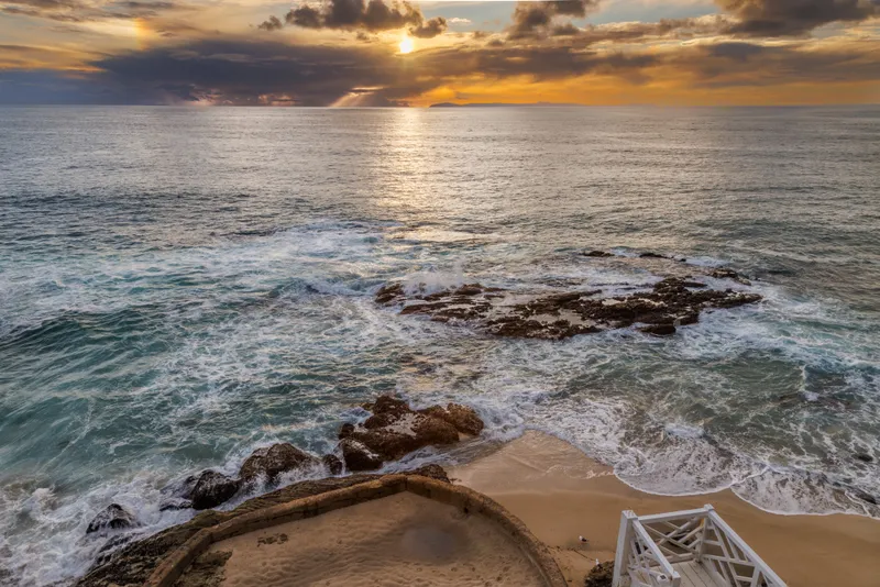 Ocean view toward Catalina Island — Laguna Beach real estate photography