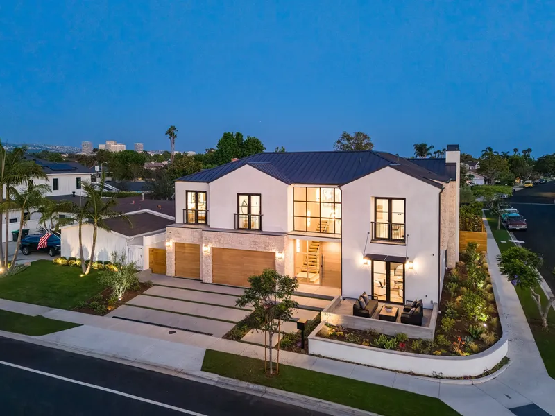 Drone Sunset photography — twilight real estate photography, Orange County, CA