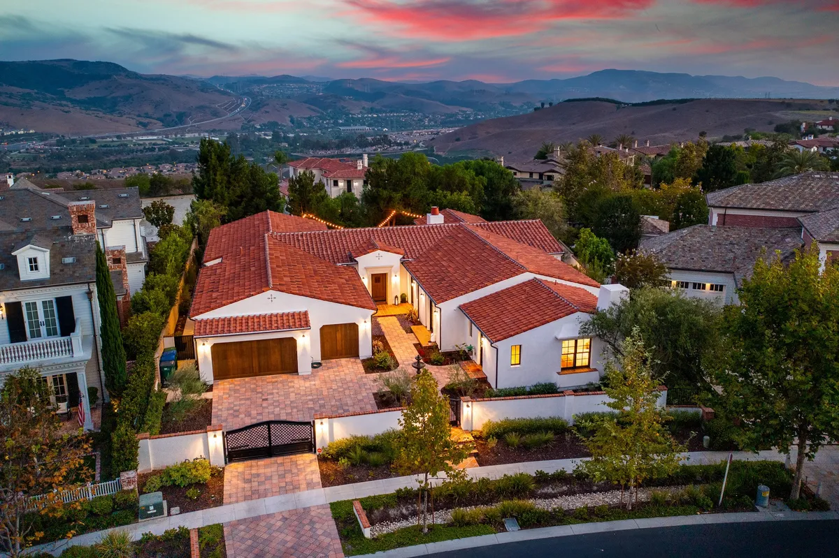 Aerial Sunset Photography, Ladera Ranch — twilight real estate photography, Ladera Ranch, Orange County, CA